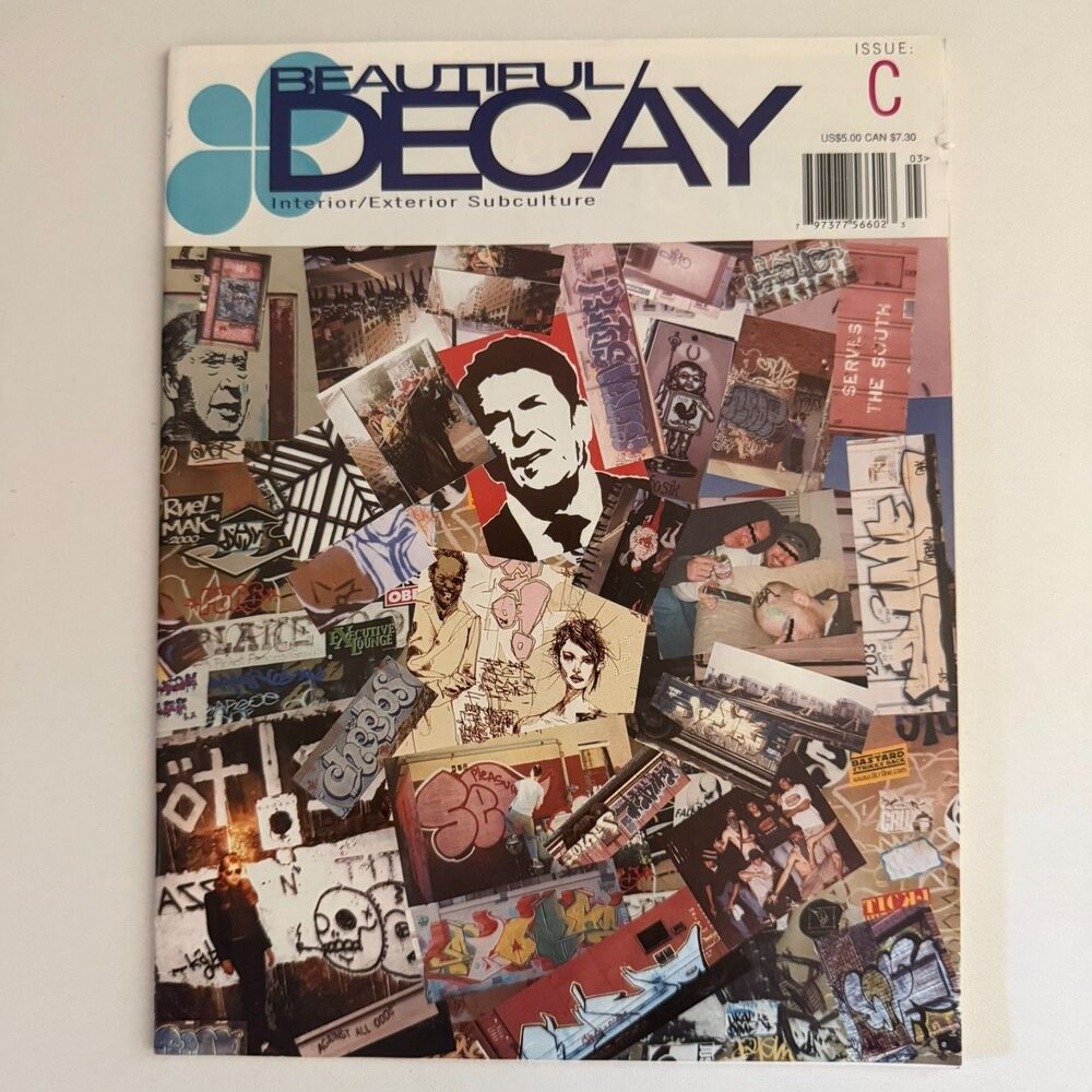 Rare Beautiful Decay Issue C Graffiti Street Art Magazine David Choe Banksy KGBE